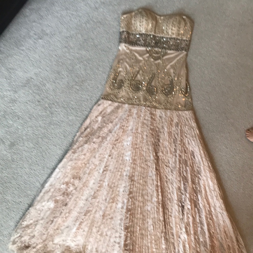 Sue Wong Size 4 Detailed Gown